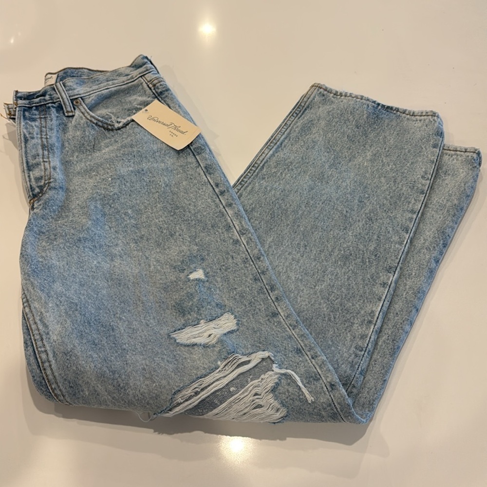 Universal Thread Mid Rise Baggy Jeans Size 2 - Picture 5 of 7